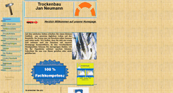 Desktop Screenshot of neumann-trockenbau.de